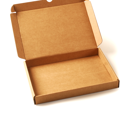 Caja plana para envío postal