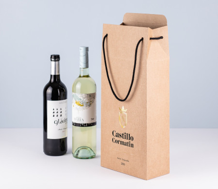 Boîte cadeau en carton pour bouteille