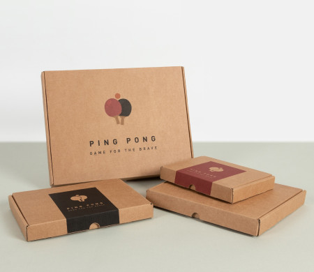 Caja plana para envío postal