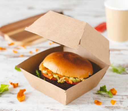 Caja Para Hamburguesas