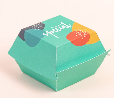 Caja Para Hamburguesas
