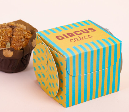 Original Cardboard Box for Cupcakes