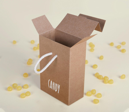 Cardboard Gift Box with a Very Original Fastener