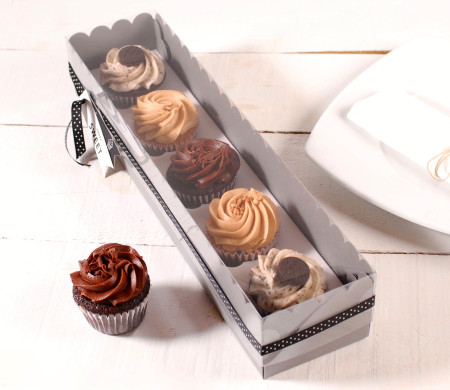 Box for 5 Cupcakes or Muffins