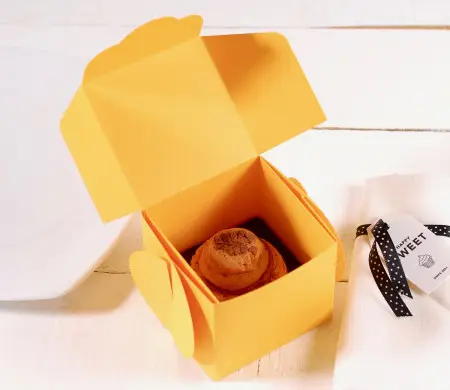 AcDesign 100 Scatole Porta Cupcake Con Finestra E Manico – Confezioni Regalo Per Dolci Fai Da Te