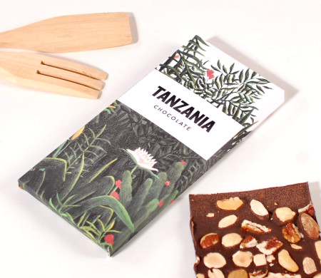 Boîte rectangulaire pour une barre de chocolat