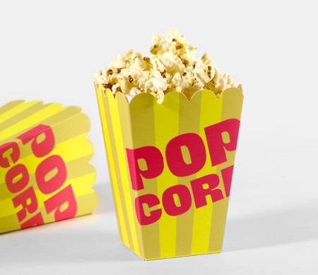 Scatola da Pop Corn per Feste ed Eventi
