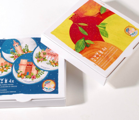 Idea: Scatola Regalo Piatta e Colorata | SelfPackaging