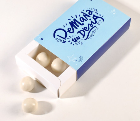 Caja con marco y tapa deslizante para chocolates Caja con marco y tapa deslizante para chocolates