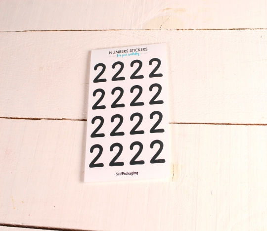 Number stickers
