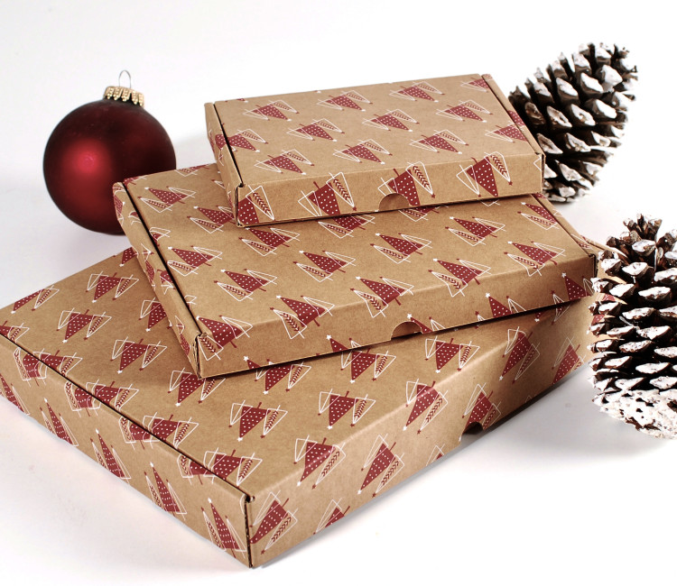 Caja de envío postal especial Navidad