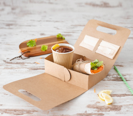 Take-away food container