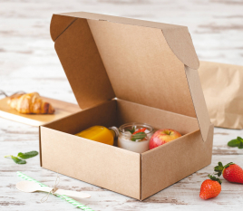 Cardboard Breakfast Box