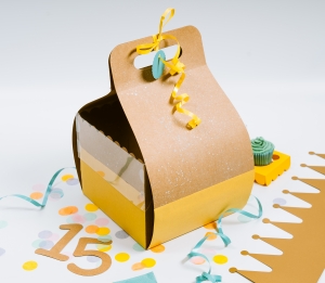 Birthday cake box