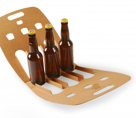Caja para botellas de cervezas