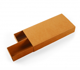 Längliche Kartonschachtel für Sushi mit Banderole