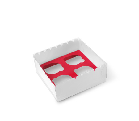 Caja para 4 Cupcakes