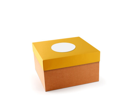 Caja para sombreros. De fácil montaje y disponible en 3 tamaños.
