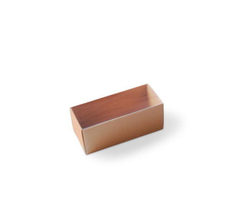 Macaron box with a Clear Plastic Strip