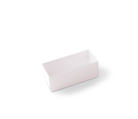 Macaron box with a Clear Plastic Strip