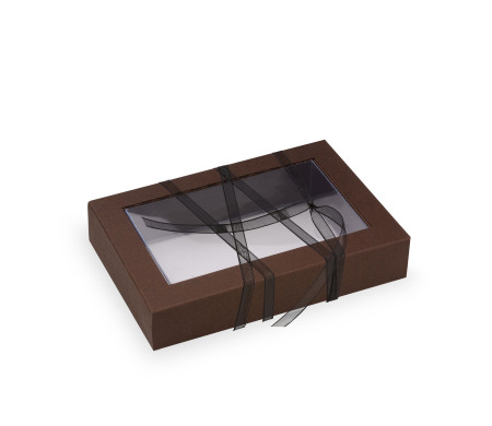 Caja de Plástico Transparente para Bombones