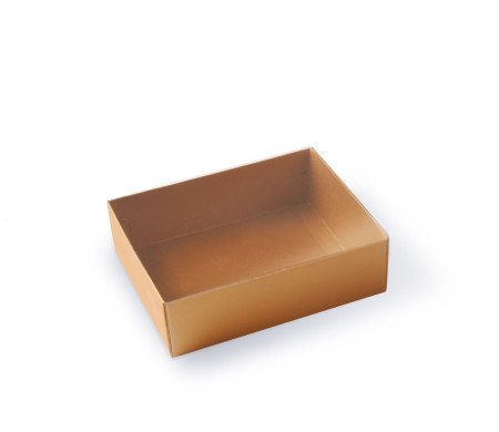 Macaron box with a Clear Plastic Strip