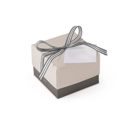 Graziosa Scatola Regalo con Coperchio e Fiocco Decorativo 