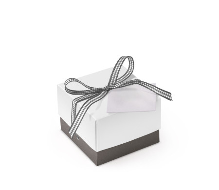 Schöne Geschenkbox mit Deckel und Schleife