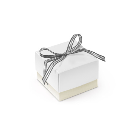Schöne Geschenkbox mit Deckel und Schleife