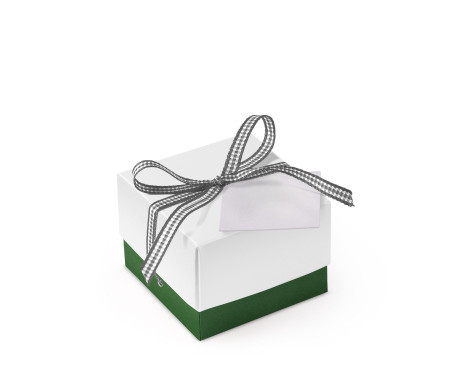 Graziosa Scatola Regalo con Coperchio e Fiocco Decorativo 