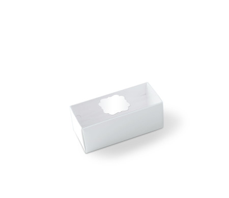 Caja para Macarons con Faja transparente