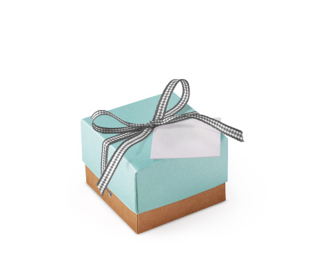 Graziosa Scatola Regalo con Coperchio e Fiocco Decorativo 