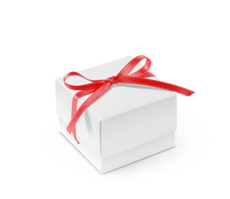 Schöne Geschenkbox mit Deckel und Schleife