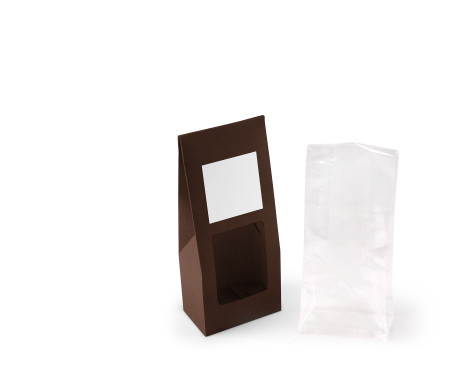 Boîte avec fenêtre pour la nourriture
