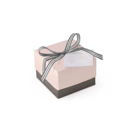 Schöne Geschenkbox mit Deckel und Schleife