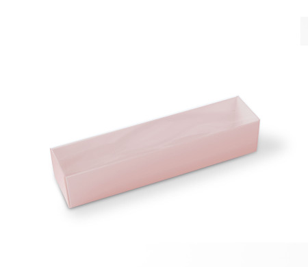 Macaron box with a Clear Plastic Strip
