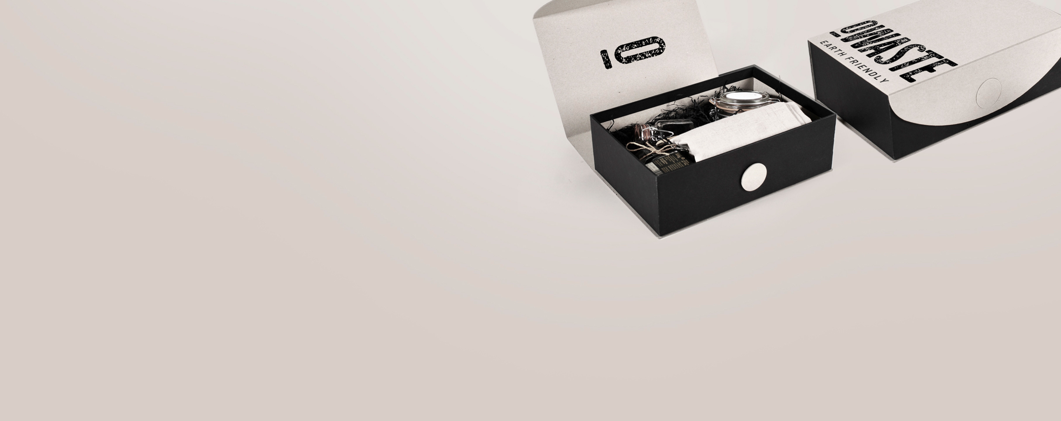 Cajas de cartón ecológico rígido